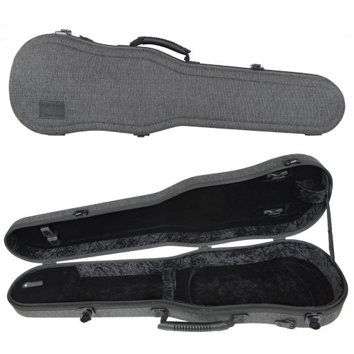 GEWA Bio-S 1.6 Shaped Violin Case Grey/Black 4/4