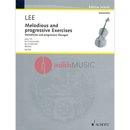 Lee - Melodic Studies Op131 - Cello Duet Schott SCED979