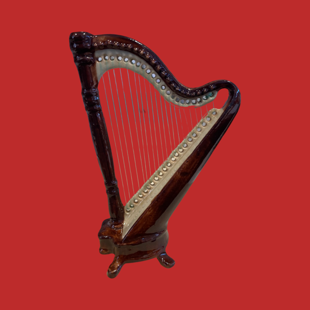 Concert Grand Pedal Harp Brown