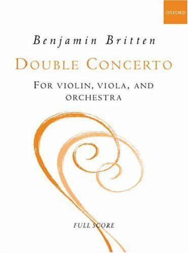 Britten - Double Concerto - Violin/Viola Duet/Piano Oxford XJ2252