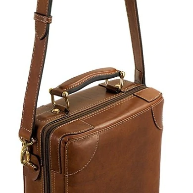 GL Cases Q1(V) Leather Violin Case Brown