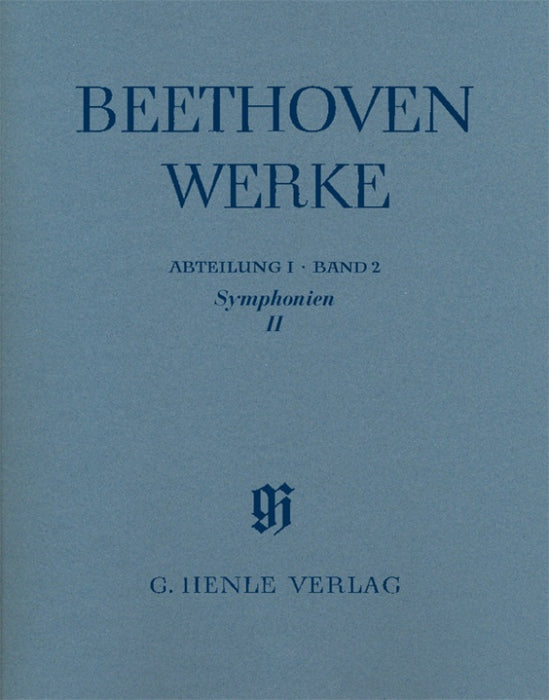 Beethoven - Symphonies #3 & #4 Volume 2 - Full Score Henle HN4011