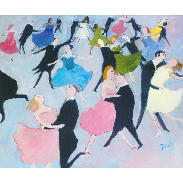 Greeting Card "Party" Couples Ballroom Dancing