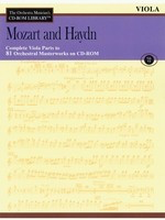 Mozart and Haydn - Volume 6 - The Orchestra Musician's CD-ROM Library - Viola - Franz Joseph Haydn|Wolfgang Amadeus Mozart - Viola Hal Leonard CD-ROM