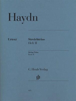 String Trios Vol. 2 - for Violin, Viola and Cello - Joseph Haydn - Viola|Cello|Violin G. Henle Verlag String Trio Parts