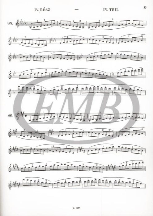 Orzagh - Scale Studies - Violin Solo EMB Z1975