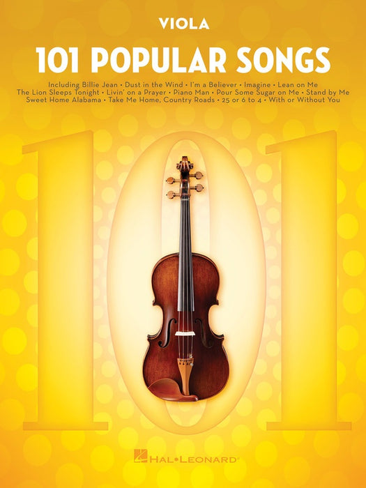 101 Popular Songs - Viola Solo Hal Leonard 224730