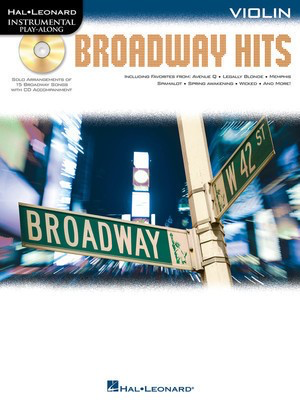 Broadway Hits - Instrumental Play-Along for Violin - Violin Hal Leonard Violin Solo /CD