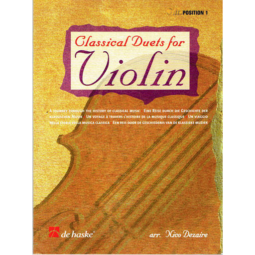 Classical Duets for Violin- Violin Duet arranged by Dezaire DeHaske DHP1002051-401