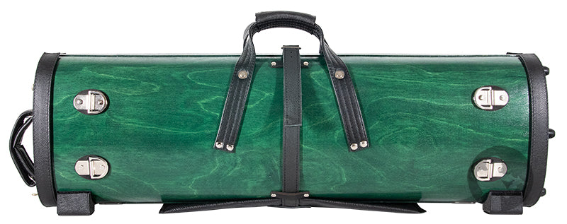 Violin Case - Wiseman Wooden Oblong Case, 4/4, Green