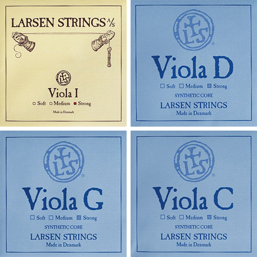 Larsen Original Viola String Set Strong Ball 15''-16.5''