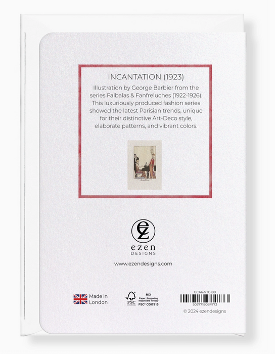 Greeting Card Incantation (1923): Vintage