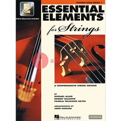 Essential Elements 2000 Book 1 - Double Bass/Audio Access Hal Leonard 868052