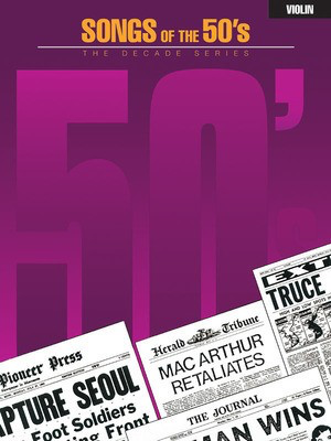 Songs of the '50s - Violin - Various - Violin Hal Leonard Violin Solo
