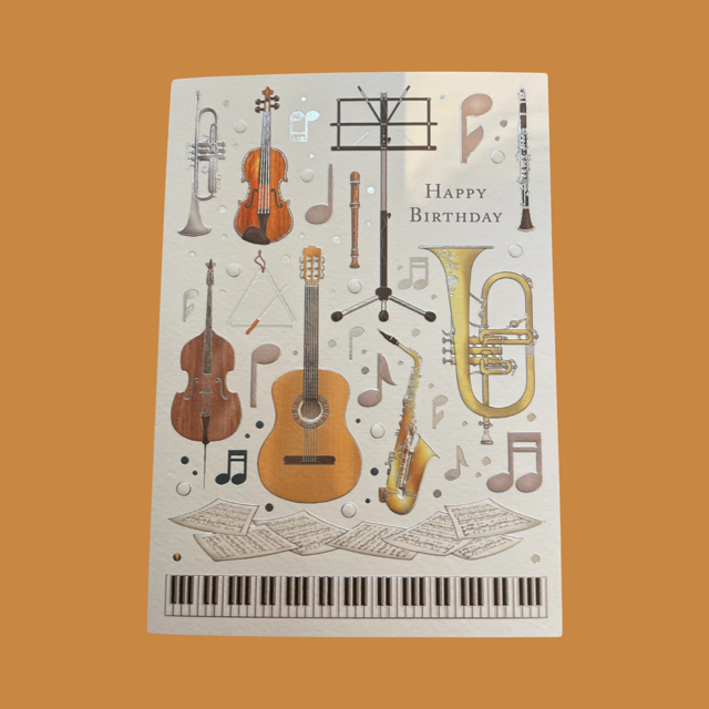 Greeting Card - Happy Birthday Various Instruments — The Sydney String ...