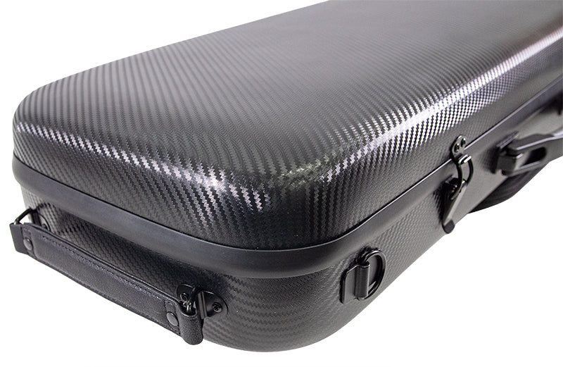 Viola Case - Kreisler PC Oblong Adjustable, Braided Black