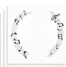 Post-it Notes Curved Manuscript with Notes and Clefs — The Sydney ...
