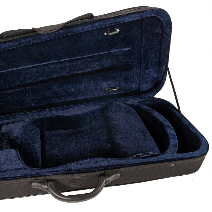 Viola Case - Kreisler 15” Lightweight Shaped Blue/Black