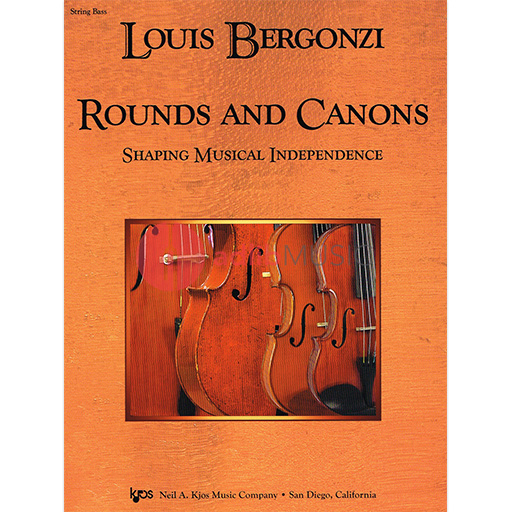ROUNDS AND CANONS STRING BASS - BERGONZI LOUIS - KJOS