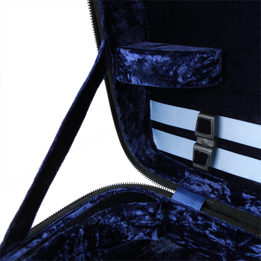 GEWA Concerto Double Case for 1 Violin/1 Viola Black/Blue