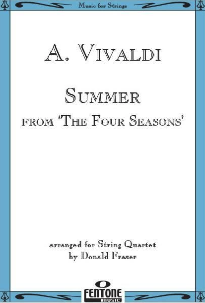 Vivaldi - Summer - String Quartet Fentone F588