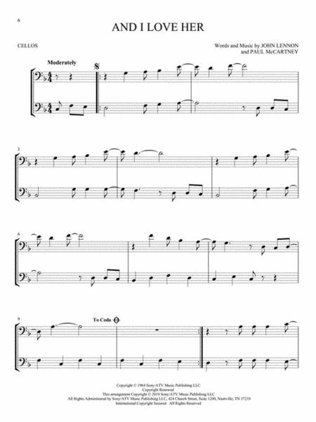 The Beatles for Two Cellos - Cello Duet - Hal Leonard