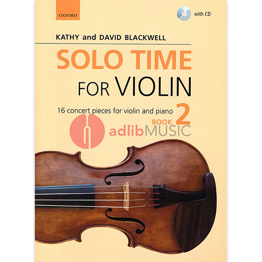 Solo Time Book 2 - Violin/CD by Blackwell Oxford 9780193404786