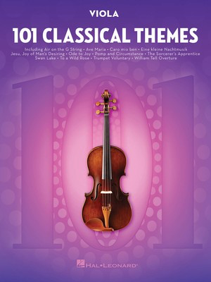 101 Classical Themes - Viola Solo Hal Leonard 155324