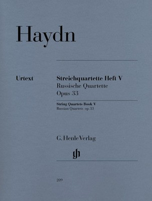 String Quartets Vol. 5 Op. 33 Nos 1-6 - Joseph Haydn - Viola|Cello|Violin G. Henle Verlag String Quartet Parts