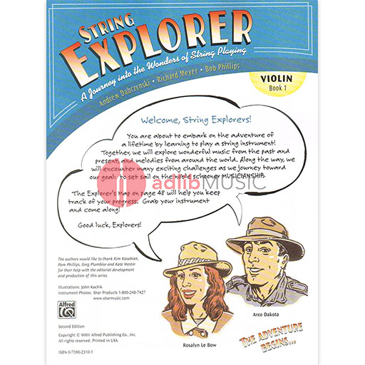 String Explorer Book 1 - Violin/CD by Dabczynski 20601