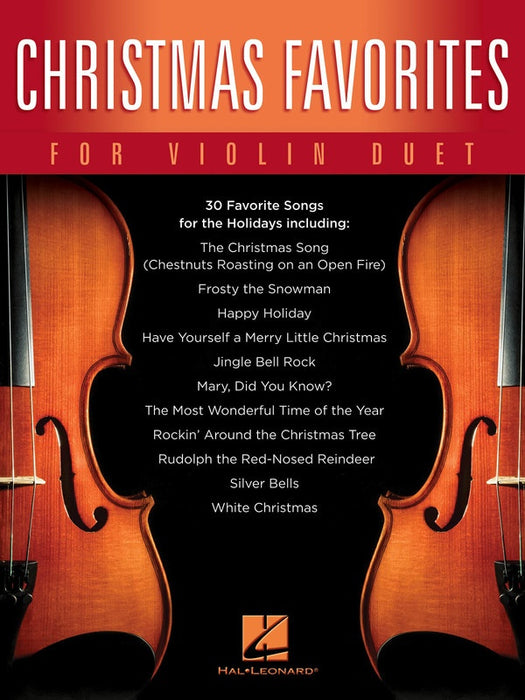 Christmas Favourites for Violin Duet - 2 Violins Hal Leonard 278014