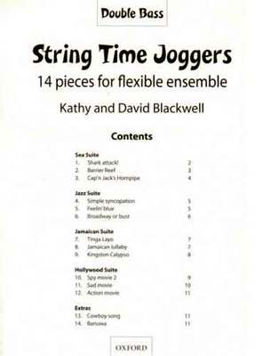 String Time Joggers - Double Bass Part Only by Blackwell OUP 9780193359703