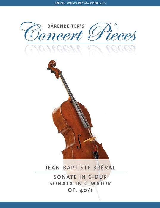 Breval - Sonata in CMaj Op40/1 - Cello/Piano Accompaniment edited by Sassmanshaus Barenreiter BA10698