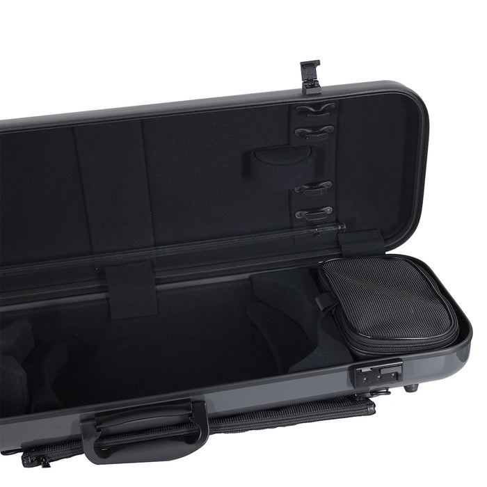 GEWA Air 2.1 Oblong Violin Case with Subway Handle Grey Gloss 4/4