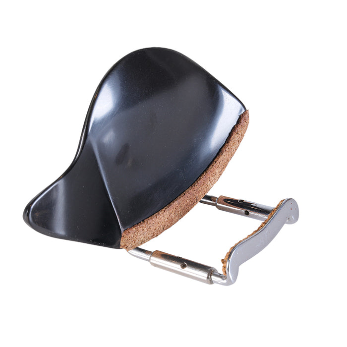 Violin Chinrest - Kreisler Dresden Plastic  Chrome Fittings 3/4-4/4