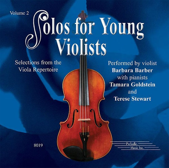 Solos for Young Violists Volume 2 - CD by Barber Summy Birchard 8019