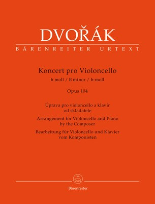 Dvorak - Concerto in Bmin Op104 - Cello/Piano Accompaniment Barenreiter BA9045-90