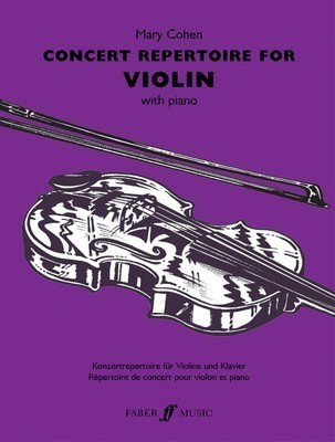 Concert Repertoire - Violin/Piano Accompaniment by Cohen Faber 0571524400