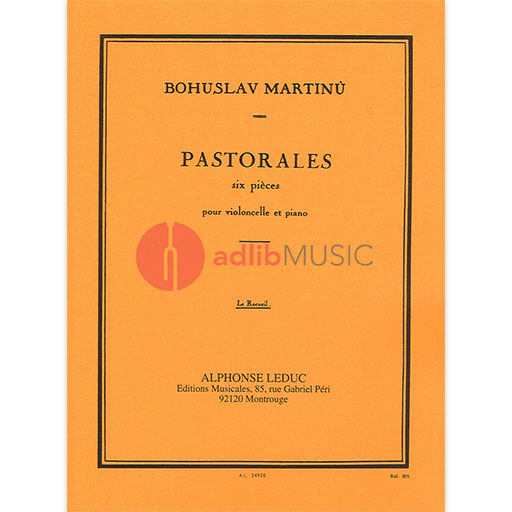 Martinu - Pastorales - Cello Leduc AL24920