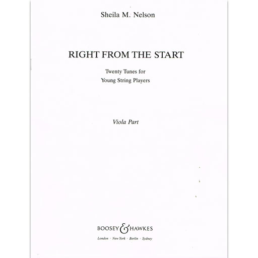 Right from the Start - Viola Part by Nelson M060074844