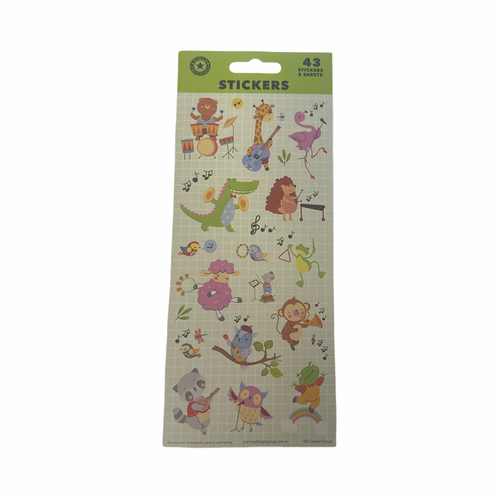 Music Animal Stickers 43