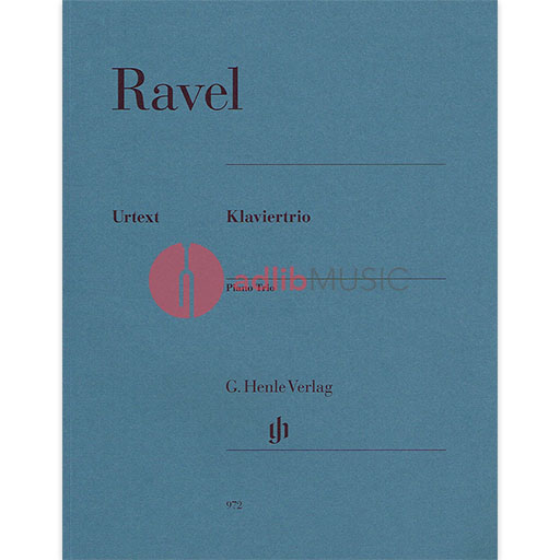 Ravel - Trio - Violin/Cello/Piano Accompaniment Henle HN972