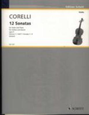 12 Sonatas Op. 5 Book 1 Nos. 1 - 6 - violin and harpsichord (piano); cello (viola da gamba) ad lib. - Arcangelo Corelli - Violin Guenter Kehr Schott Music