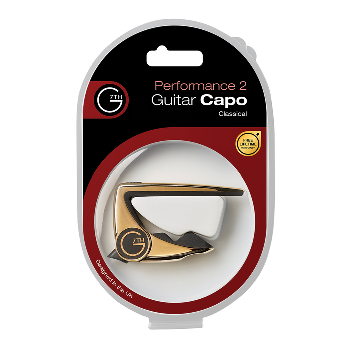 Classical Guitar Capo - G7 Performance 2 Classic Capo Gold