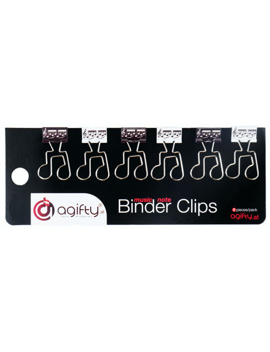 Binder Clips Quavers Pack of 6