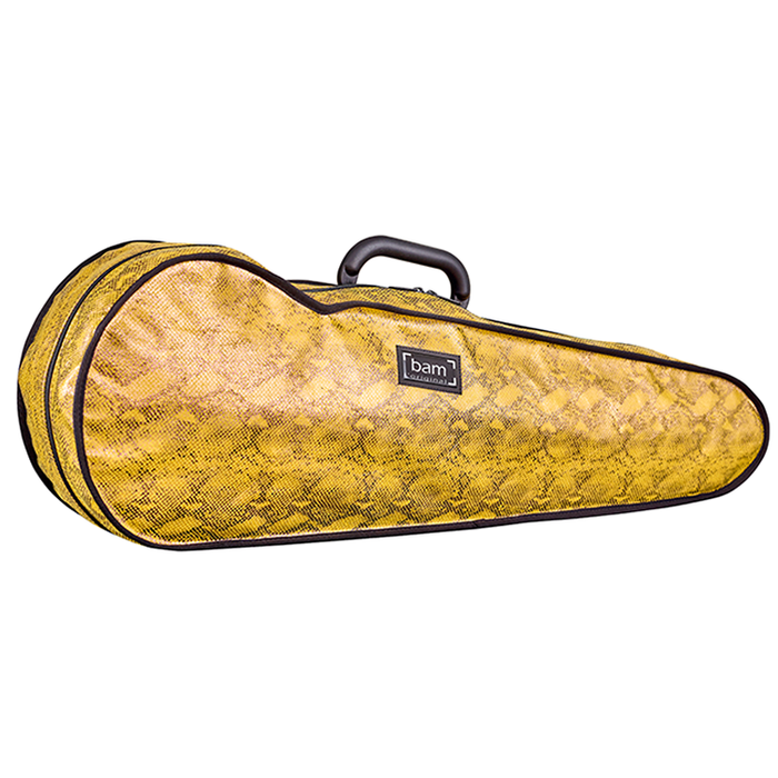 BAM Hoodie for Hightech Contoured Violin Case Yellow Snake 4/4