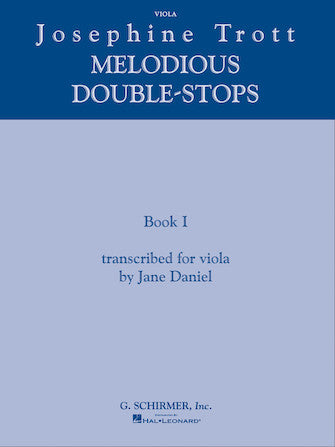 Trott - Melodious Double Stops Volume 1 - Viola Solo Schirmer 50485187