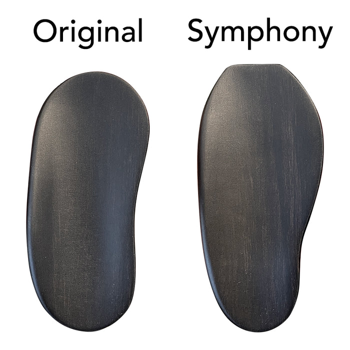 SAS Symphony Violin Chinrest Ebony 28mm