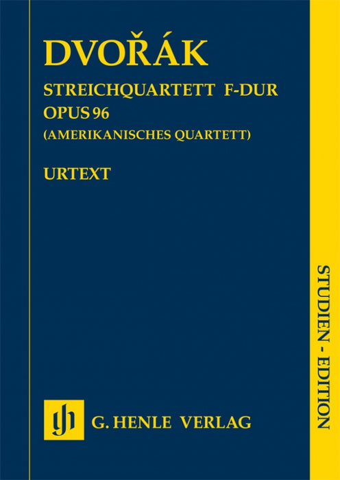 Dvorak - String Quartet Fmaj Op96 - Study Score Henle HN7232