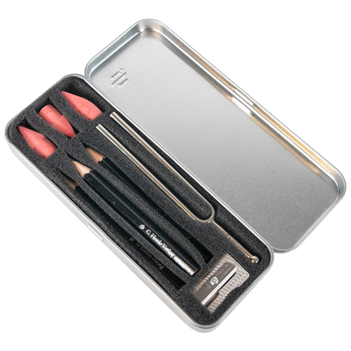 Henle Music Pencils, Eraser, Sharpener and Tuning Fork Box Set HN8001